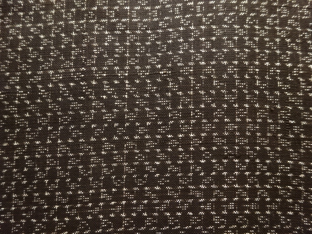 JAPANESE KIMONO / ANTIQUE MENS KIMONO / SILK / DORO OSHIMA TSUMUGI